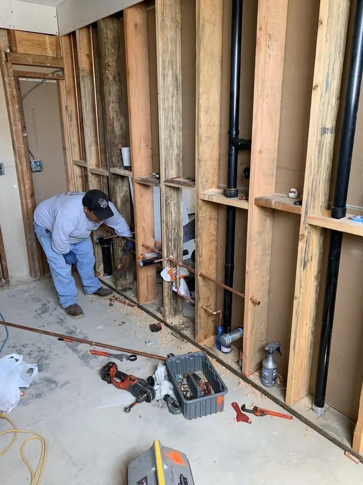 Commercial rough-in plumbing for Gas Line Repair in Ravenwood